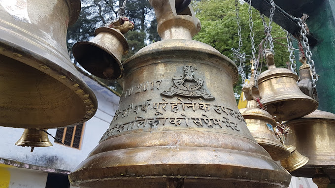 Bell offered to Goddess Kali by Kumaon Regiment