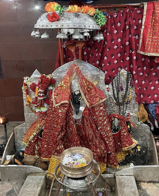 Goddess Kali Idol in Haat Kalika Temple