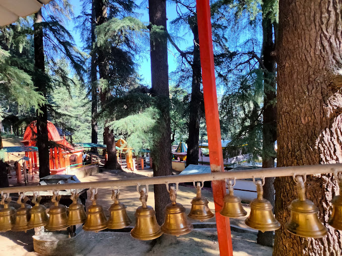 Bells hanging on the way to haat kalika temple